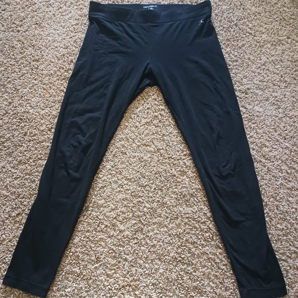 Danskin, Black Leggings, Size L (12-14)